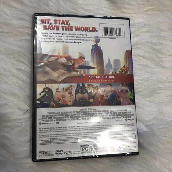 🦩 DC League of Super-Pets (DVD, 2022, Warner Bros.) New - Picture 4 of 6